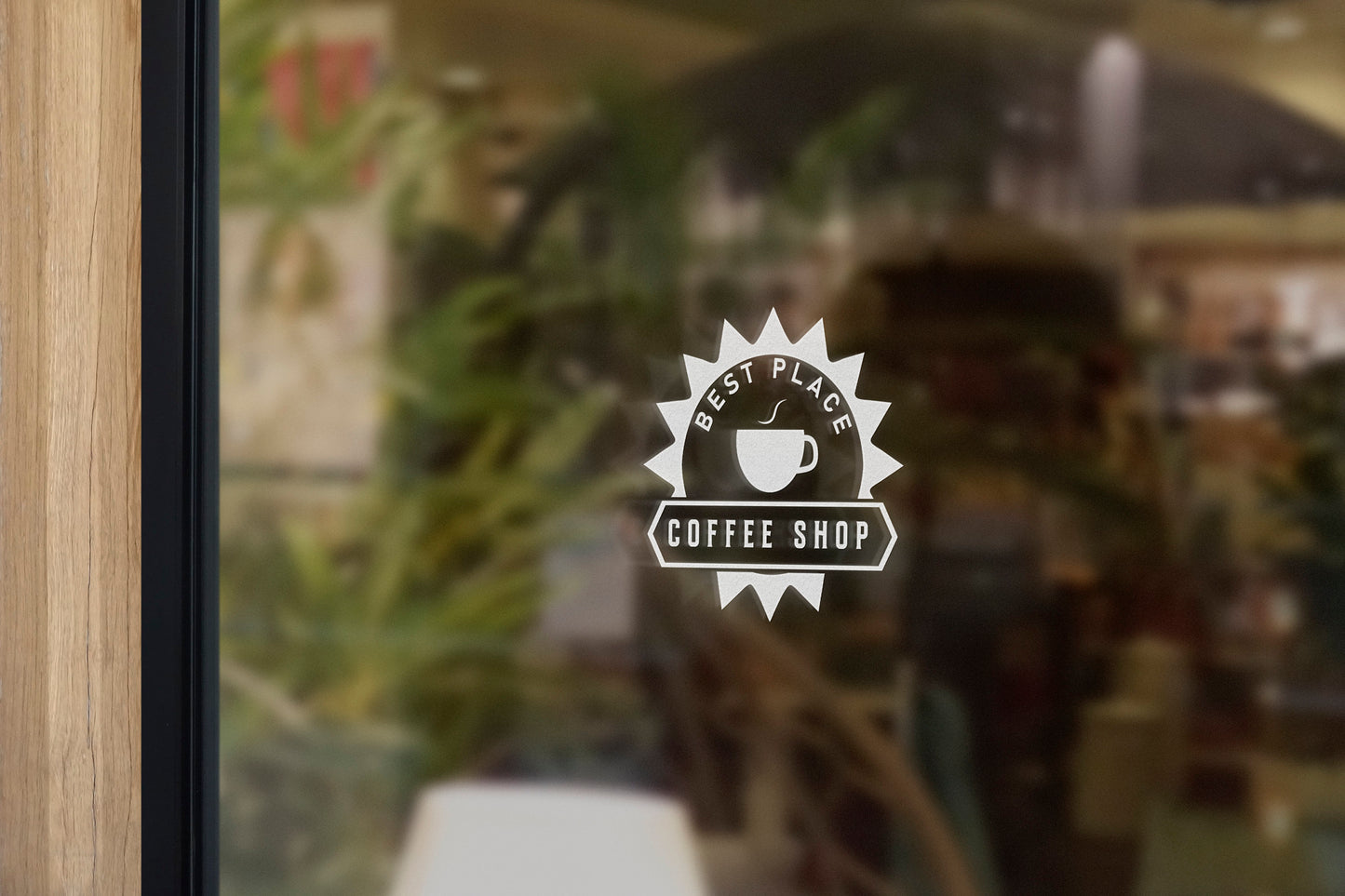 Coffee Shop - Vinyl Window Decal, Standard / Custom Sizes, PEEL AND STICK, Window Sticker, for Storefront, Businesses, Café, Shop, and More!