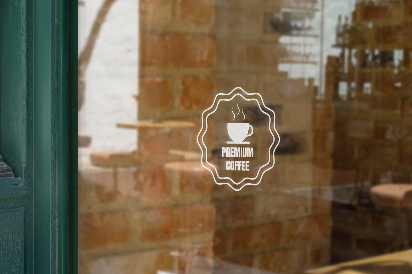 Coffee Shop - Vinyl Window Decal, Standard / Custom Sizes, PEEL AND STICK, Window Sticker, for Storefront, Businesses, Café, Shop, and More!