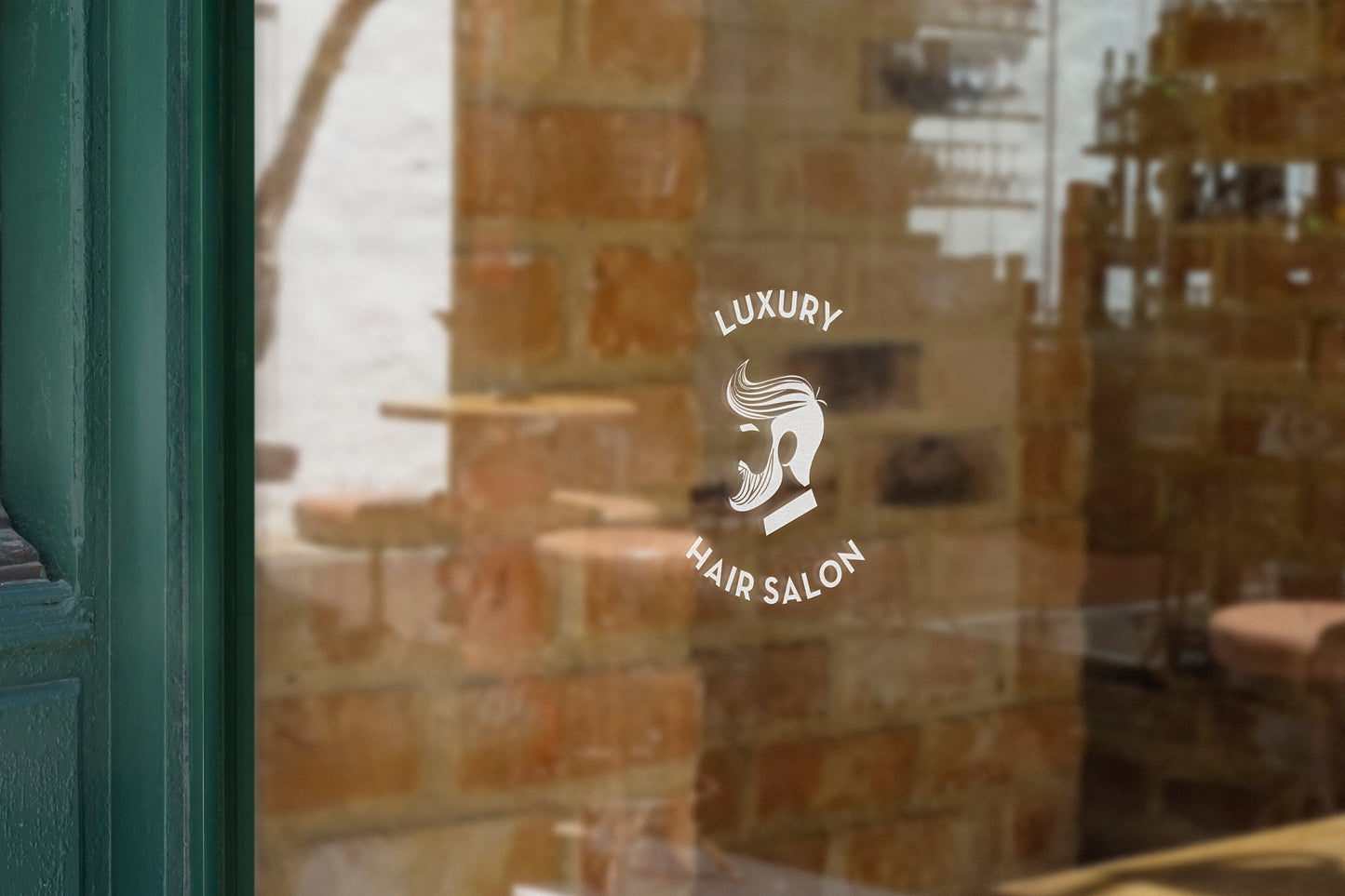 Barber Shop - Vinyl Window Decal, Standard / Custom Sizes, PEEL AND STICK, Window Sticker, for Storefront, Businesses, Café, Shop, and More!