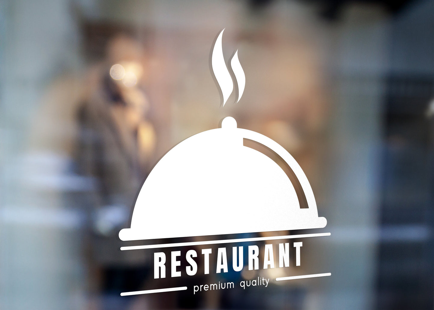 Restaurant - Vinyl Window Decal, Standard / Custom Sizes, PEEL AND STICK, Window Sticker, for Storefront, Businesses, Café, Shop, and More!