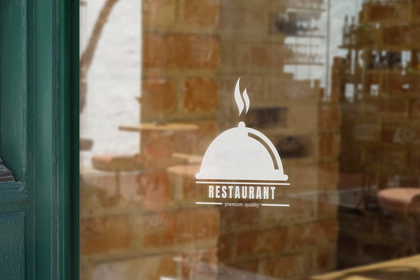 Restaurant - Vinyl Window Decal, Standard / Custom Sizes, PEEL AND STICK, Window Sticker, for Storefront, Businesses, Café, Shop, and More!