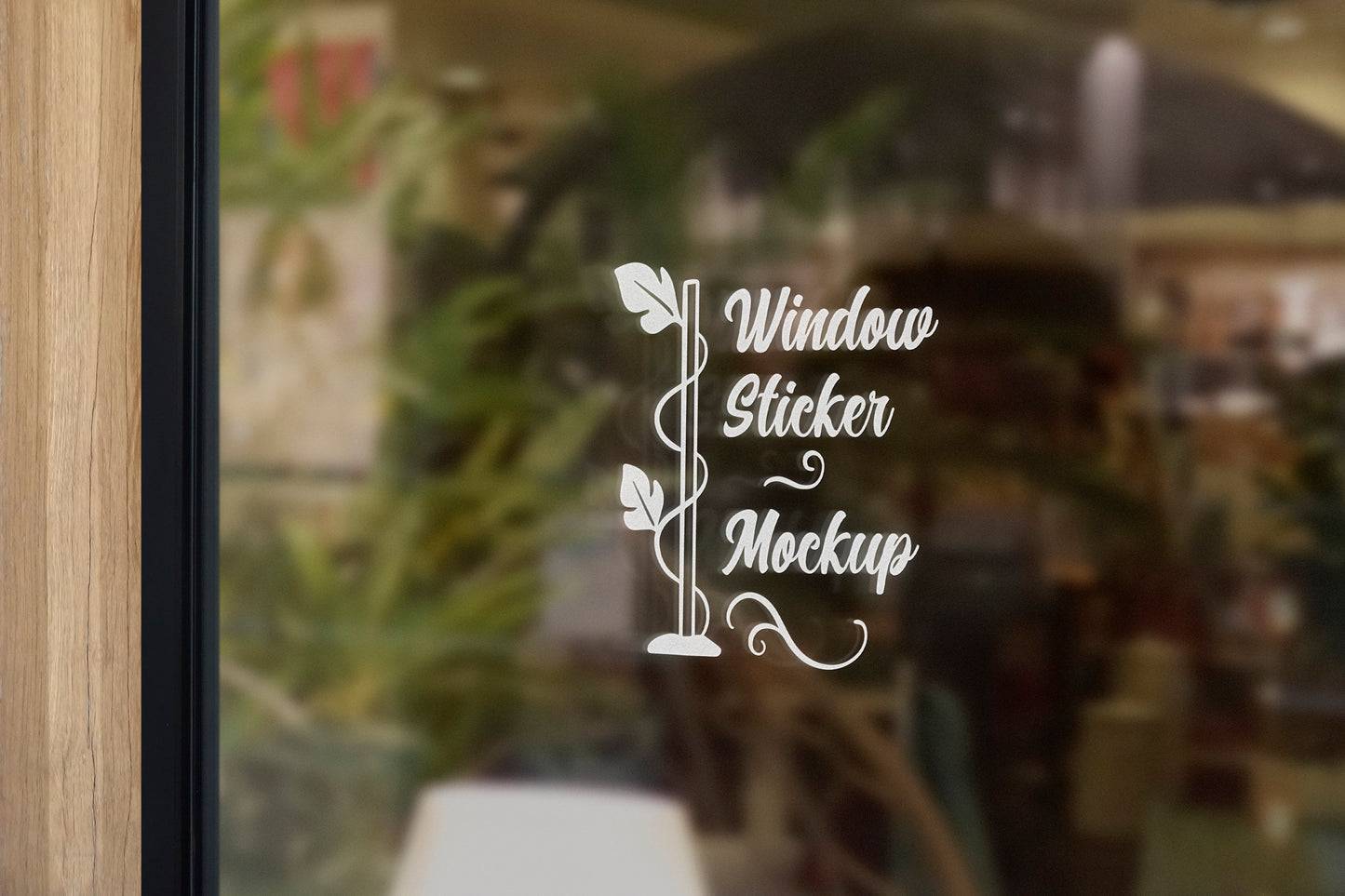 Vinyl Window Decal, Standard / Custom Sizes, PEEL AND STICK, Window Sticker, for Storefront, Businesses, Café, Shop, and More!