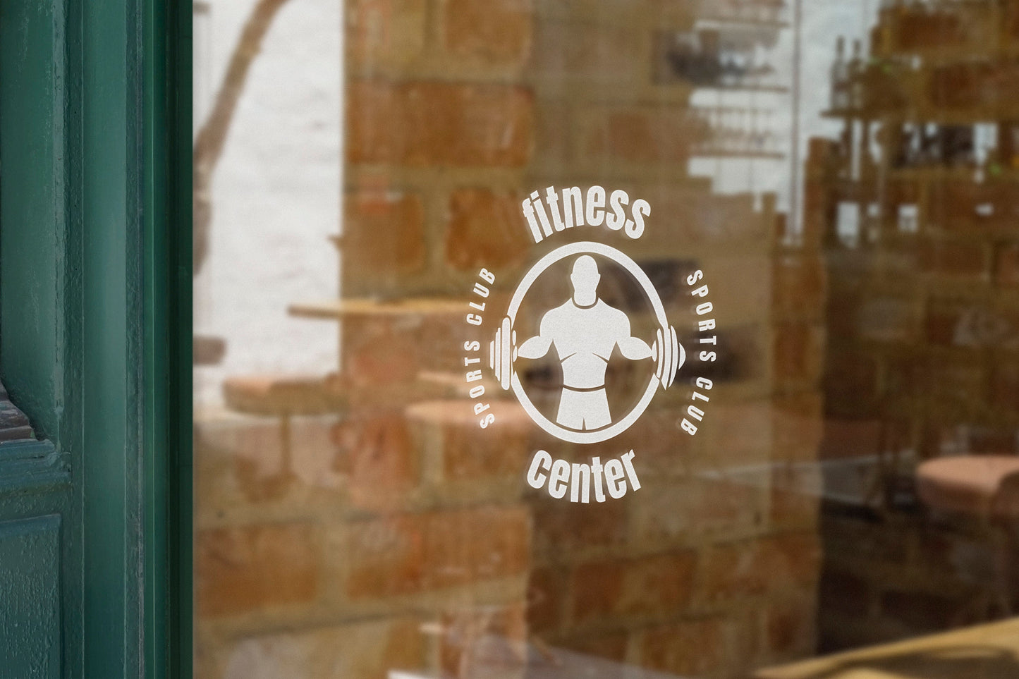 Fitness - Vinyl Window Decal, Standard / Custom Sizes, PEEL AND STICK, Window Sticker, for Storefront, Businesses, Café, Shop, and More!