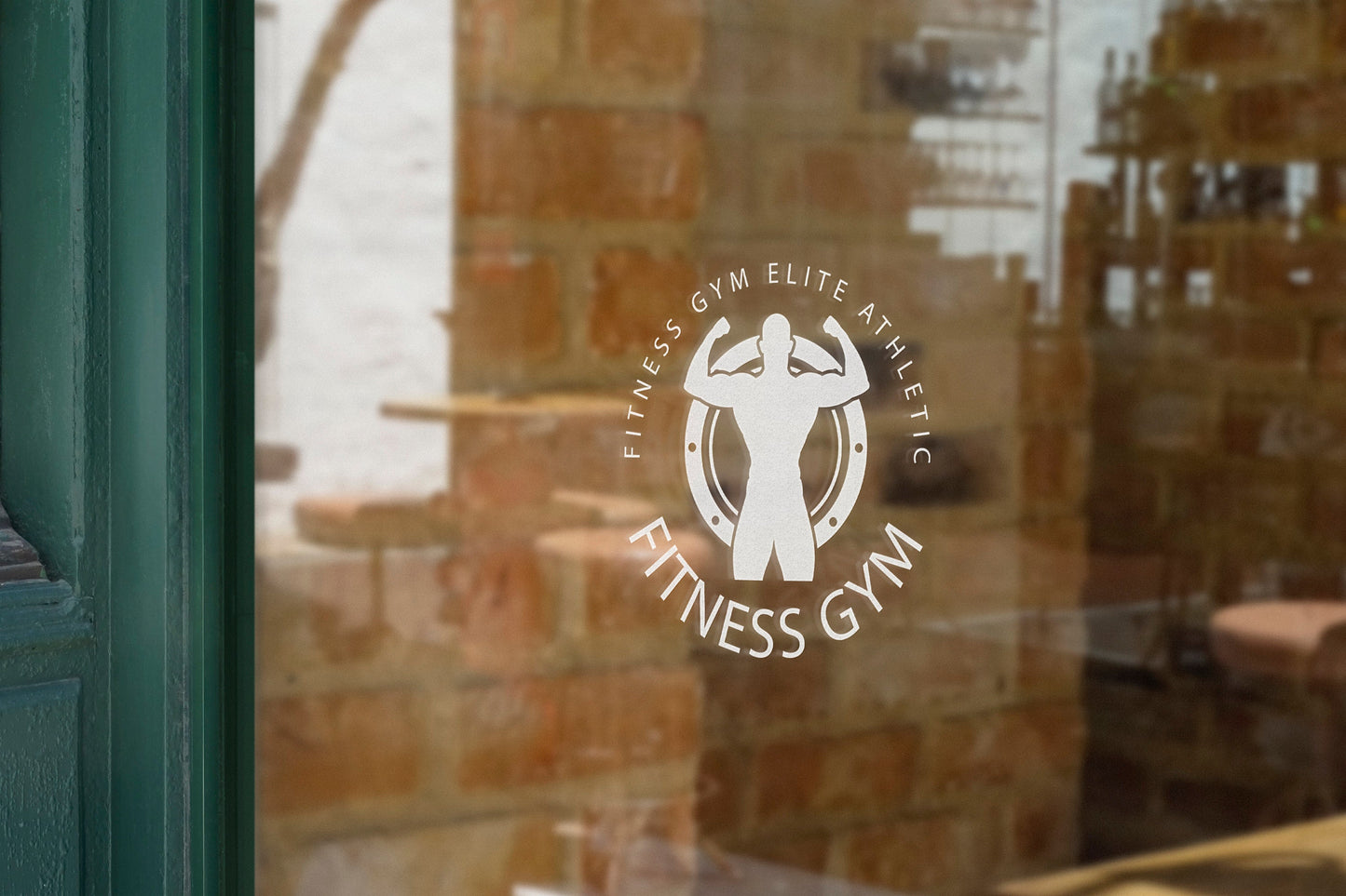 Fitness - Vinyl Window Decal, Standard / Custom Sizes, PEEL AND STICK, Window Sticker, for Storefront, Businesses, Café, Shop, and More!