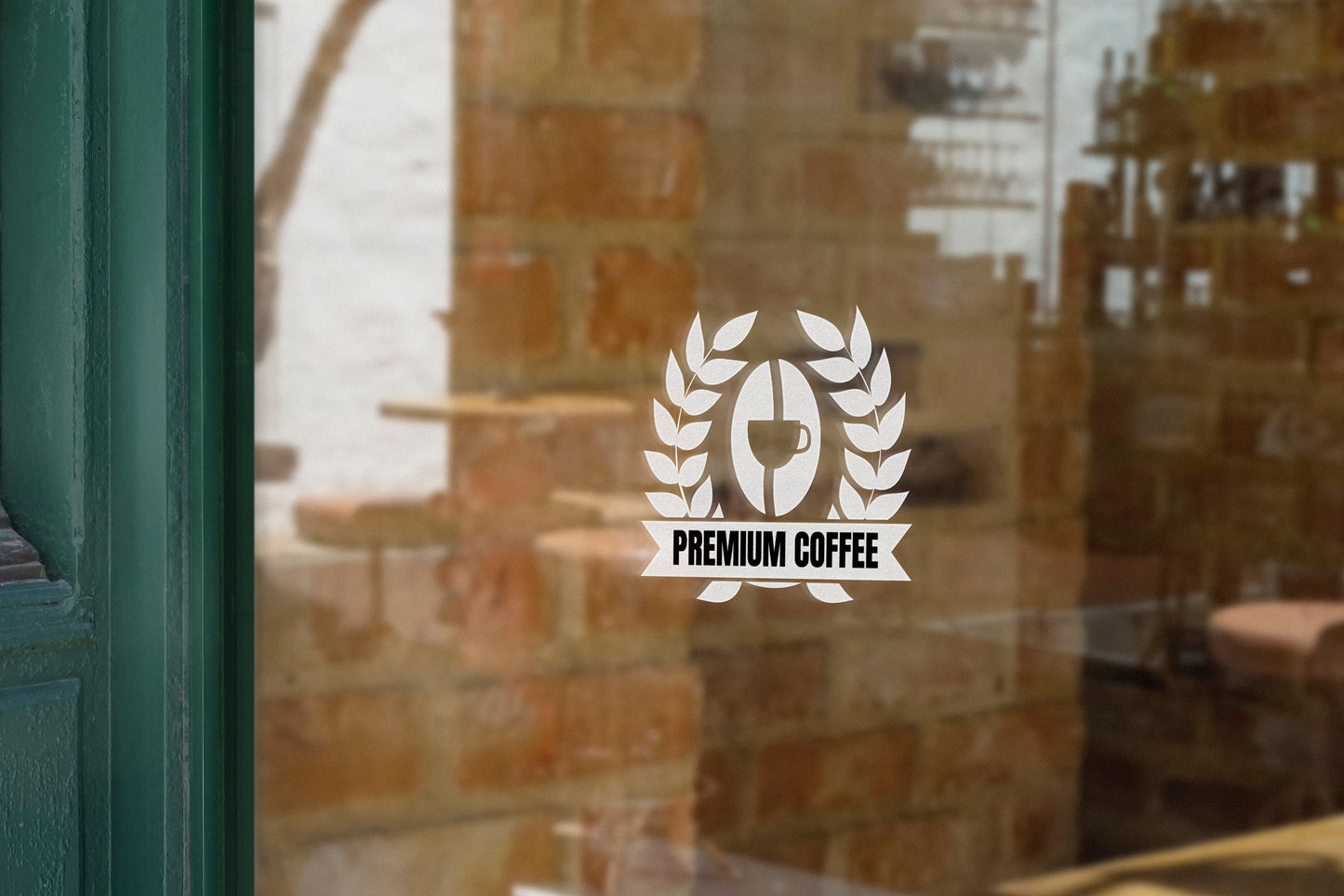 Coffee Shop - Vinyl Window Decal, Standard / Custom Sizes, PEEL AND STICK, Window Sticker, for Storefront, Businesses, Café, Shop, and More!