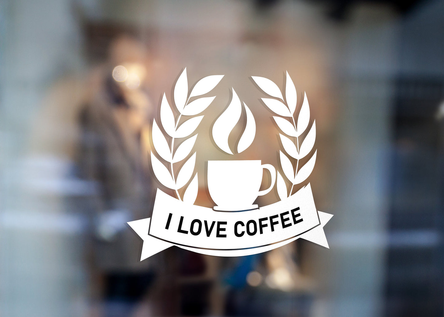 Coffee Shop - Vinyl Window Decal, Standard / Custom Sizes, PEEL AND STICK, Window Sticker, for Storefront, Businesses, Café, Shop, and More!