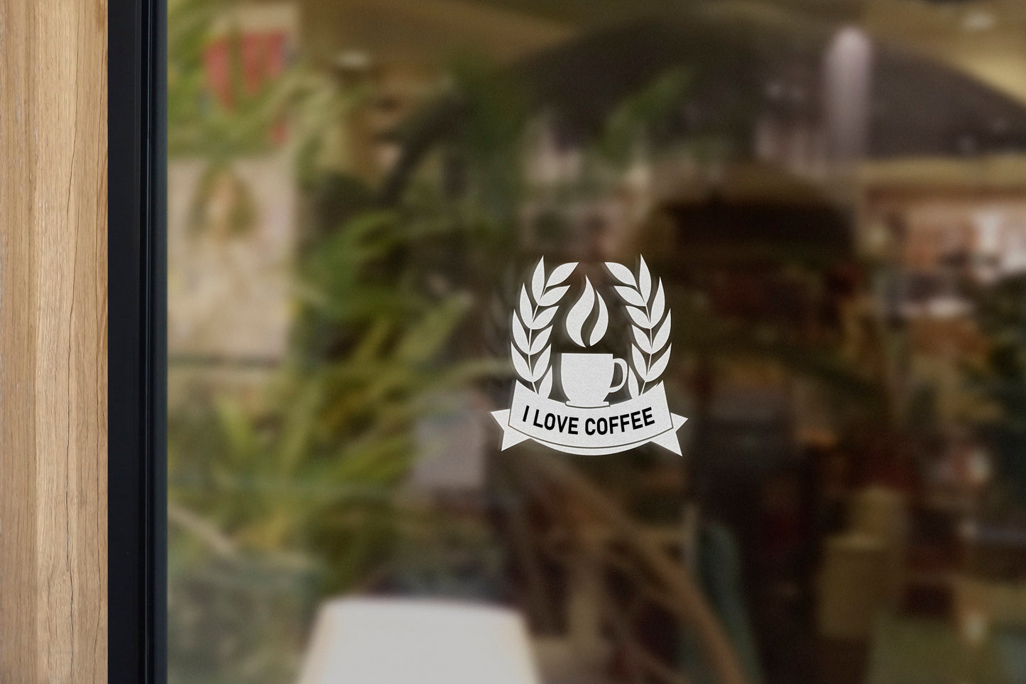 Coffee Shop - Vinyl Window Decal, Standard / Custom Sizes, PEEL AND STICK, Window Sticker, for Storefront, Businesses, Café, Shop, and More!