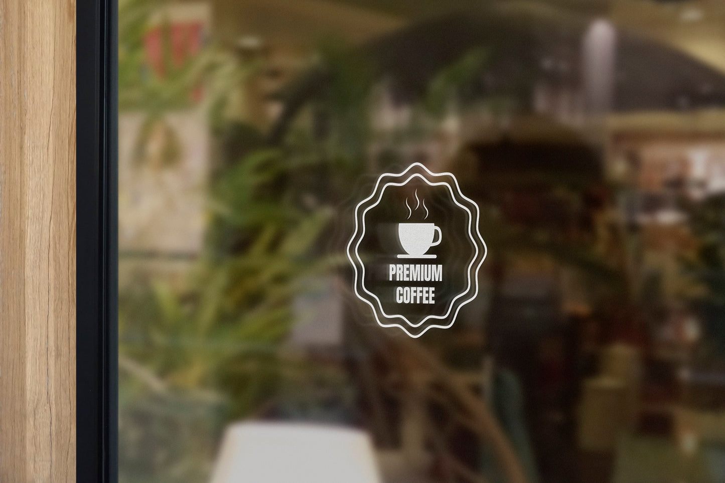 Coffee Shop - Vinyl Window Decal, Standard / Custom Sizes, PEEL AND STICK, Window Sticker, for Storefront, Businesses, Café, Shop, and More!