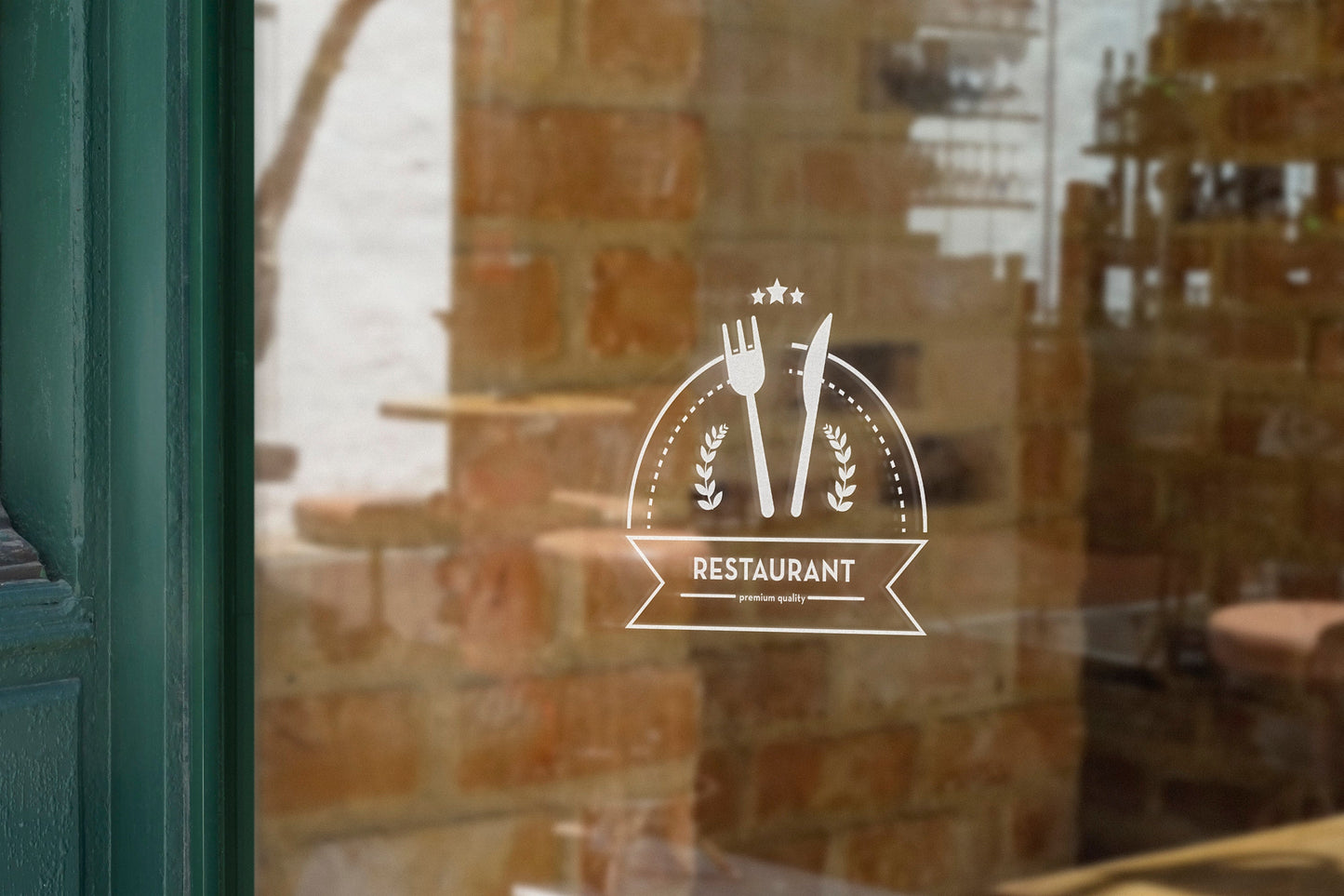 Restaurant - Vinyl Window Decal, Standard / Custom Sizes, PEEL AND STICK, Window Sticker, for Storefront, Businesses, Café, Shop, and More!