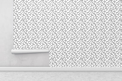 Removable Wallpaper, Stick Pattern - Custom Printed, Peel & Stick, Reusable, Self Adhesive, 26 Inch Fixed Panels Easy Install, Seamless