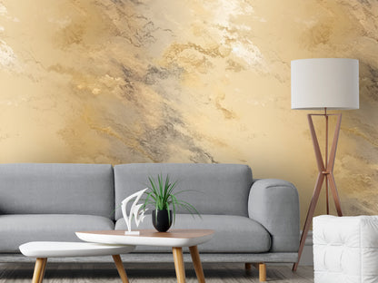 Gold Texture Background Removable Wallpaper- Peel & Stick, Reusable, Self Adhesive, 26" Panels, Easy Install, Seamless