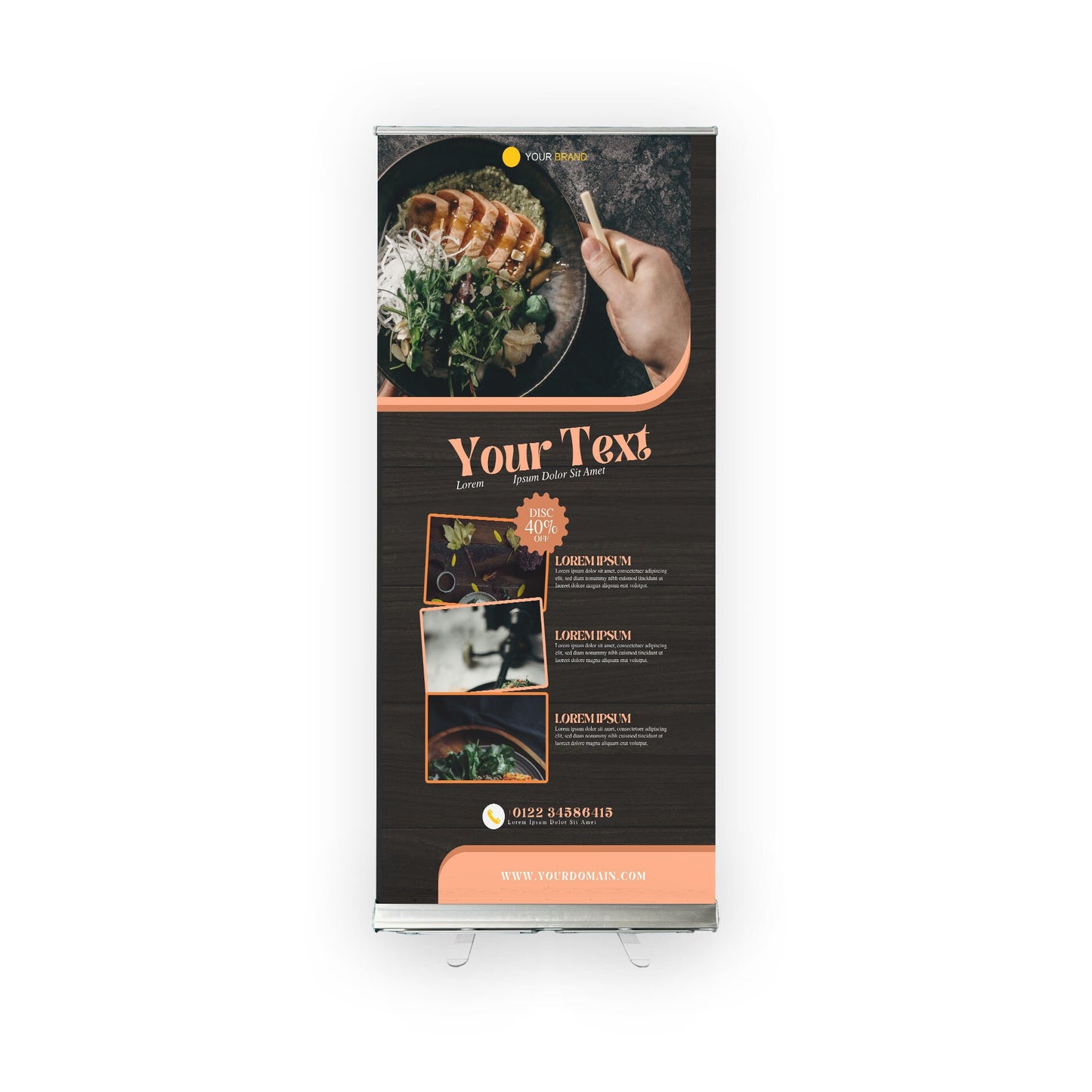 Retractable Banner Stand - P.O.P. Roll Up Banner Display - 78" X 31.5" - Banner Sign - Send Message To Customize