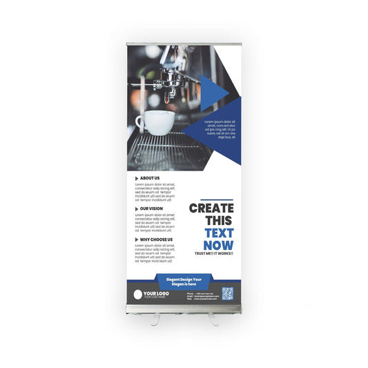 Retractable Banner Stand - P.O.P. Roll Up Banner Display - 78" X 31.5" - Banner Sign - Send Message To Customize