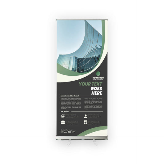 Retractable Banner Stand - P.O.P. Roll Up Banner Display - 78" X 31.5" - Banner Sign - Send Message To Customize