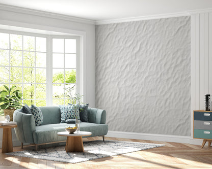 Removable Wallpaper, Plain White Paper Pattern - Peel & Stick, Reusable, Self Adhesive, 26" Panels, Easy Install, Seamless