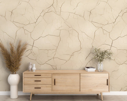 Removable Wallpaper, Marble Design Cream Marble - Peel & Stick, Reusable, Self Adhesive, 26" Panels, Easy Install, Seamless