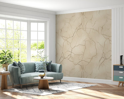 Removable Wallpaper, Marble Design Cream Marble - Peel & Stick, Reusable, Self Adhesive, 26" Panels, Easy Install, Seamless