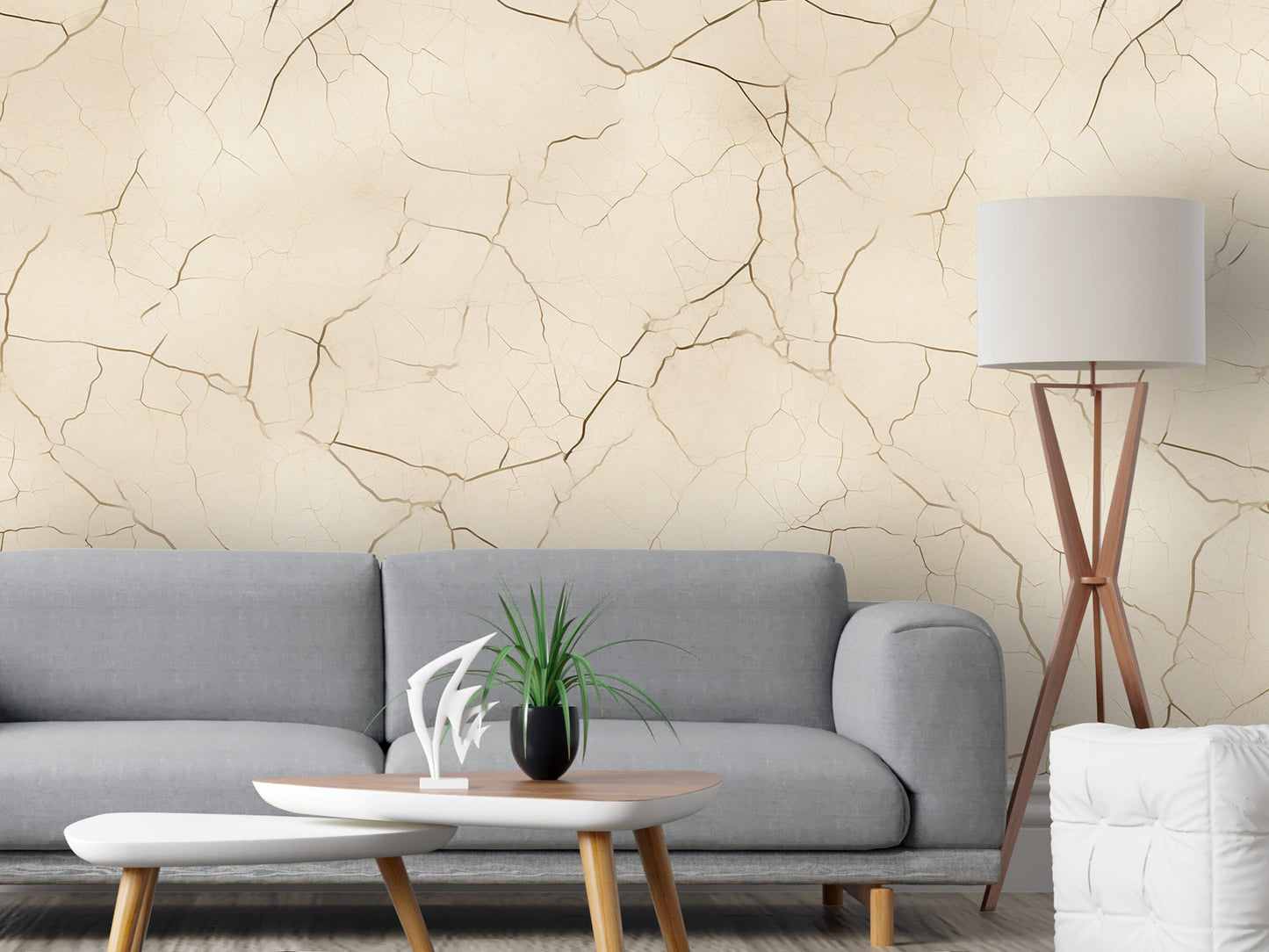 Removable Wallpaper, Marble Design Cream Marble - Peel & Stick, Reusable, Self Adhesive, 26" Panels, Easy Install, Seamless