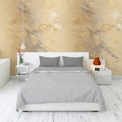 Gold Texture Background Removable Wallpaper- Peel & Stick, Reusable, Self Adhesive, 26" Panels, Easy Install, Seamless