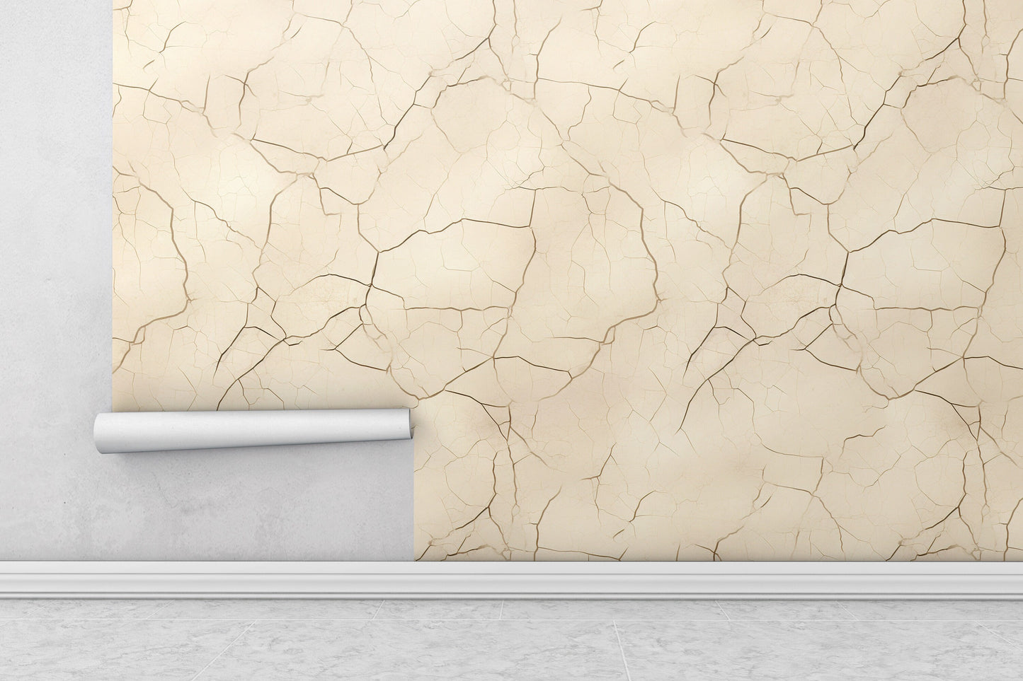 Removable Wallpaper, Marble Design Cream Marble - Peel & Stick, Reusable, Self Adhesive, 26" Panels, Easy Install, Seamless