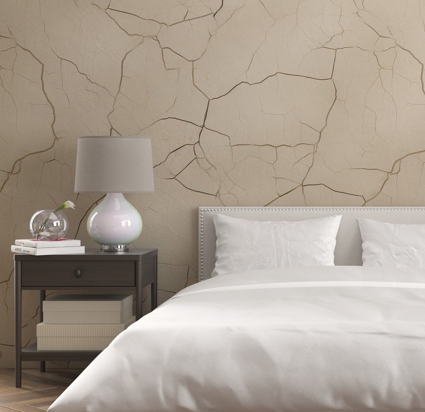 Removable Wallpaper, Marble Design Cream Marble - Peel & Stick, Reusable, Self Adhesive, 26" Panels, Easy Install, Seamless