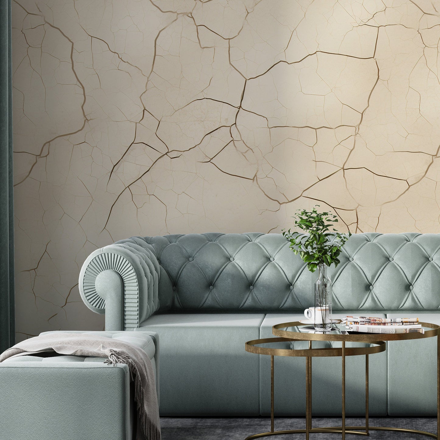 Removable Wallpaper, Marble Design Cream Marble - Peel & Stick, Reusable, Self Adhesive, 26" Panels, Easy Install, Seamless