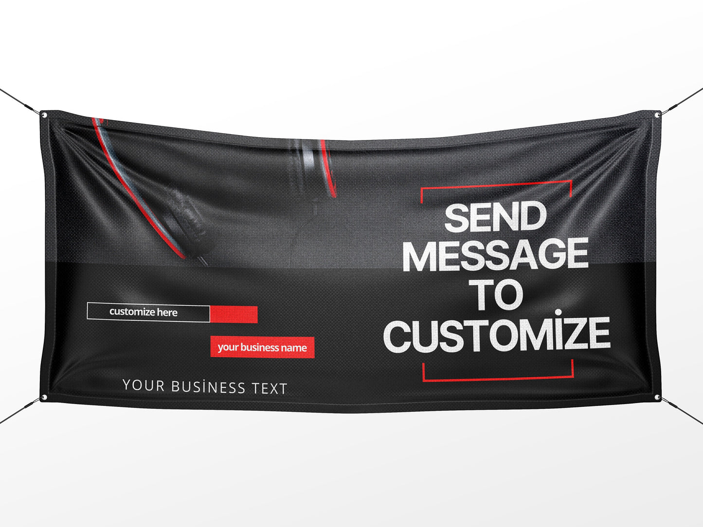 Custom Banner Display, Polyester/Vinyl  - Personalized Advertising Sign - Indoor/Outdoor - Image/Logo/Text - Heavy Duty, Building Banner