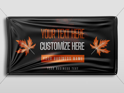 Custom Banner Display, Polyester/Vinyl  - Personalized Advertising Sign - Indoor/Outdoor - Image/Logo/Text - Heavy Duty, Building Banner