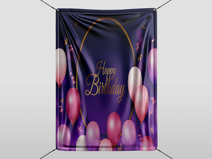 Custom Banner Display, Polyester/Vinyl  - Personalized Advertising Sign - Indoor/Outdoor - Image/Logo/Text - Heavy Duty, Building Banner