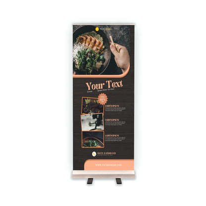 Retractable Banner Stand - P.O.P. Roll Up Banner Display - 81.5" X 33.5" - Banner Sign - Send Message For Custom Order