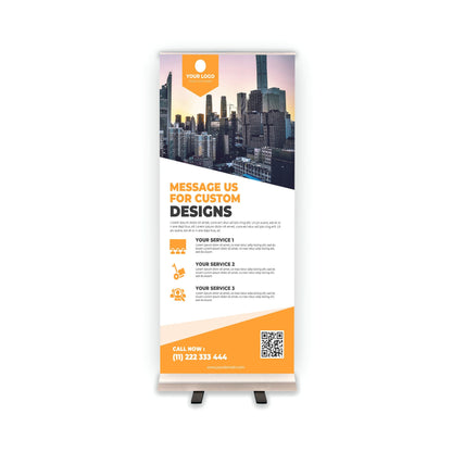 Retractable Banner Stand - P.O.P. Roll Up Banner Display - 81.5" X 33.5" - Banner Sign - Send Message For Custom Order