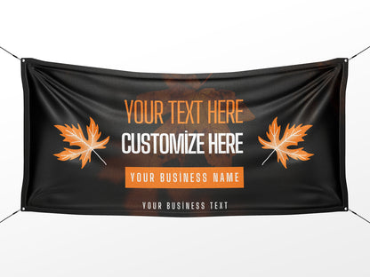 Custom Banner Display, Polyester/Vinyl  - Personalized Advertising Sign - Indoor/Outdoor - Image/Logo/Text - Heavy Duty, Building Banner