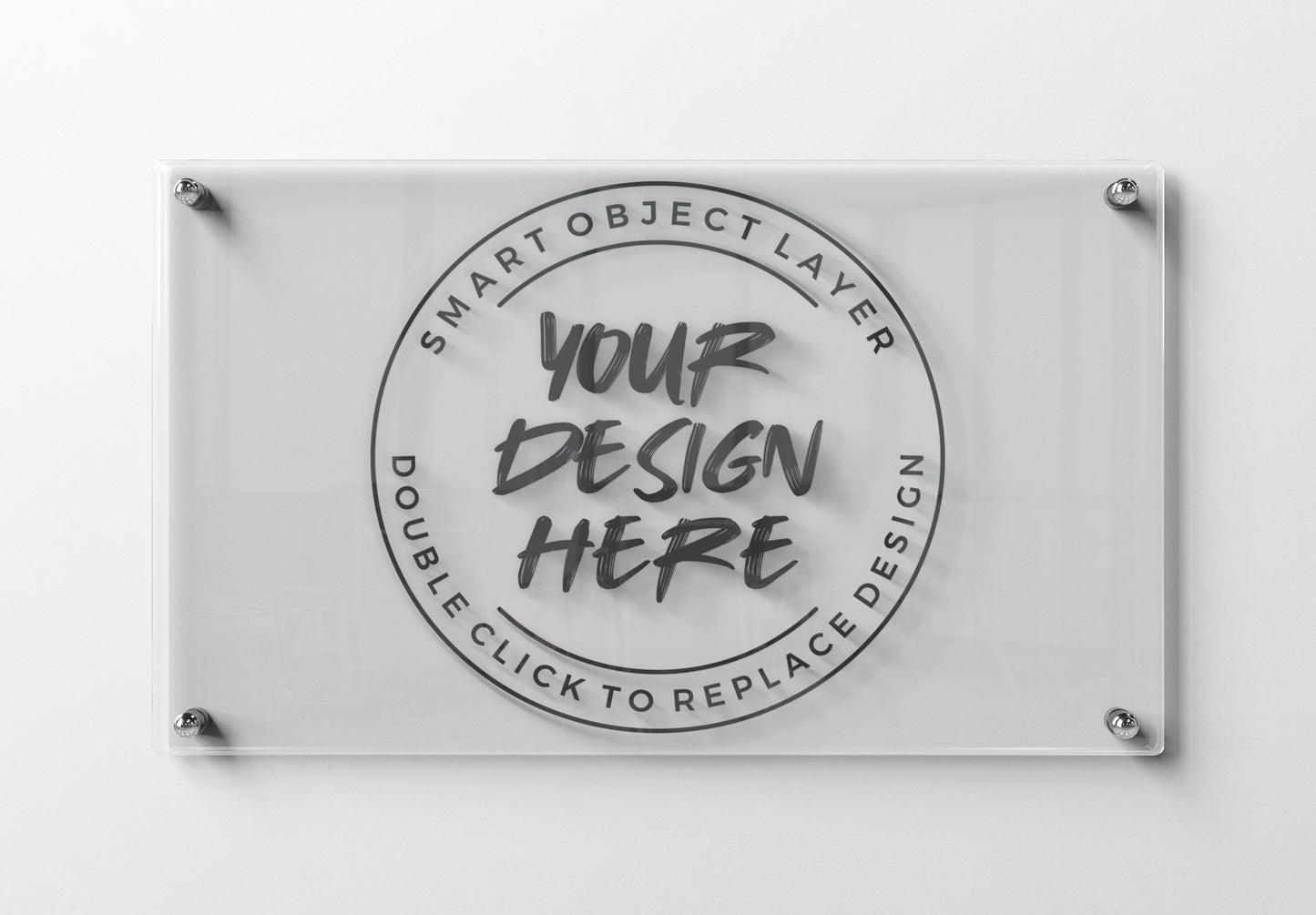 Custom Acrylic Business Sign - Personalized Plexiglass Name Plates for Offices and Companies - Custom Logo Signage