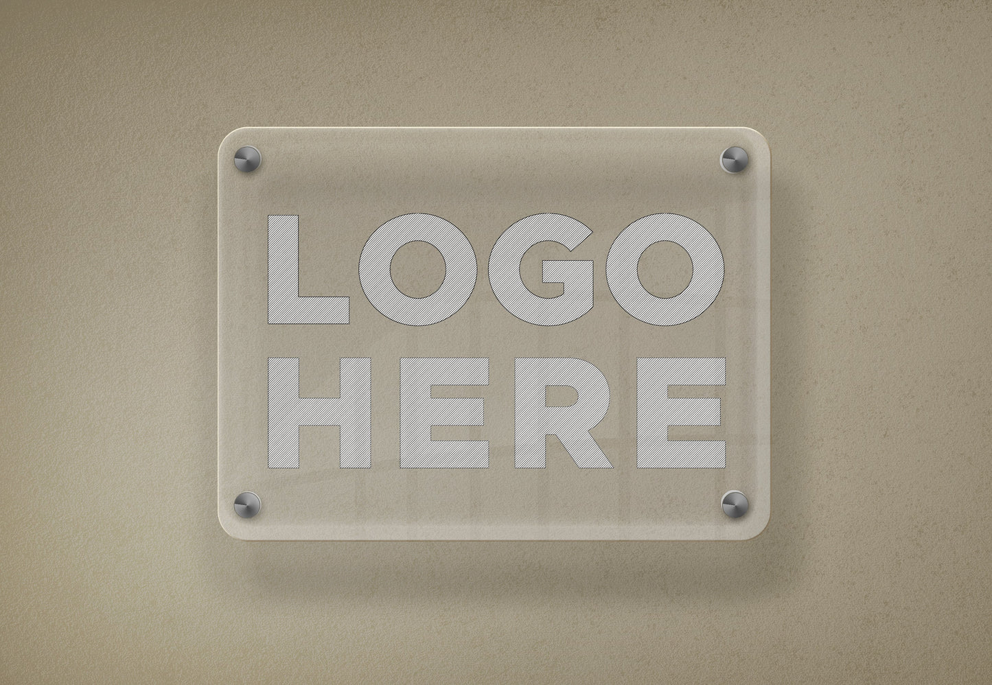 Custom Acrylic Business Sign - Personalized Plexiglass Name Plates for Offices and Companies - Custom Logo Signage