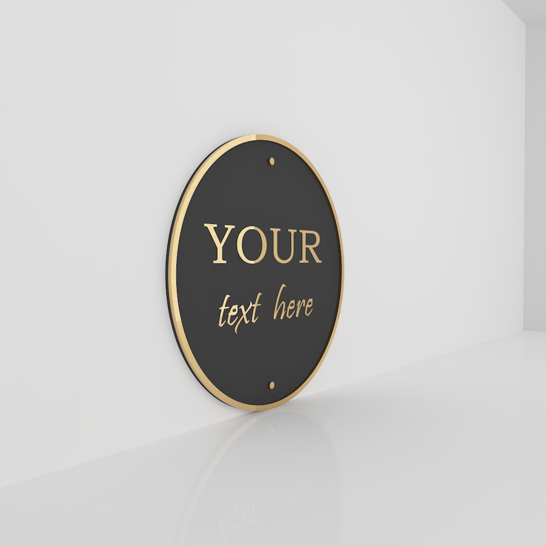 Luxury Illuminated Indoor Sign