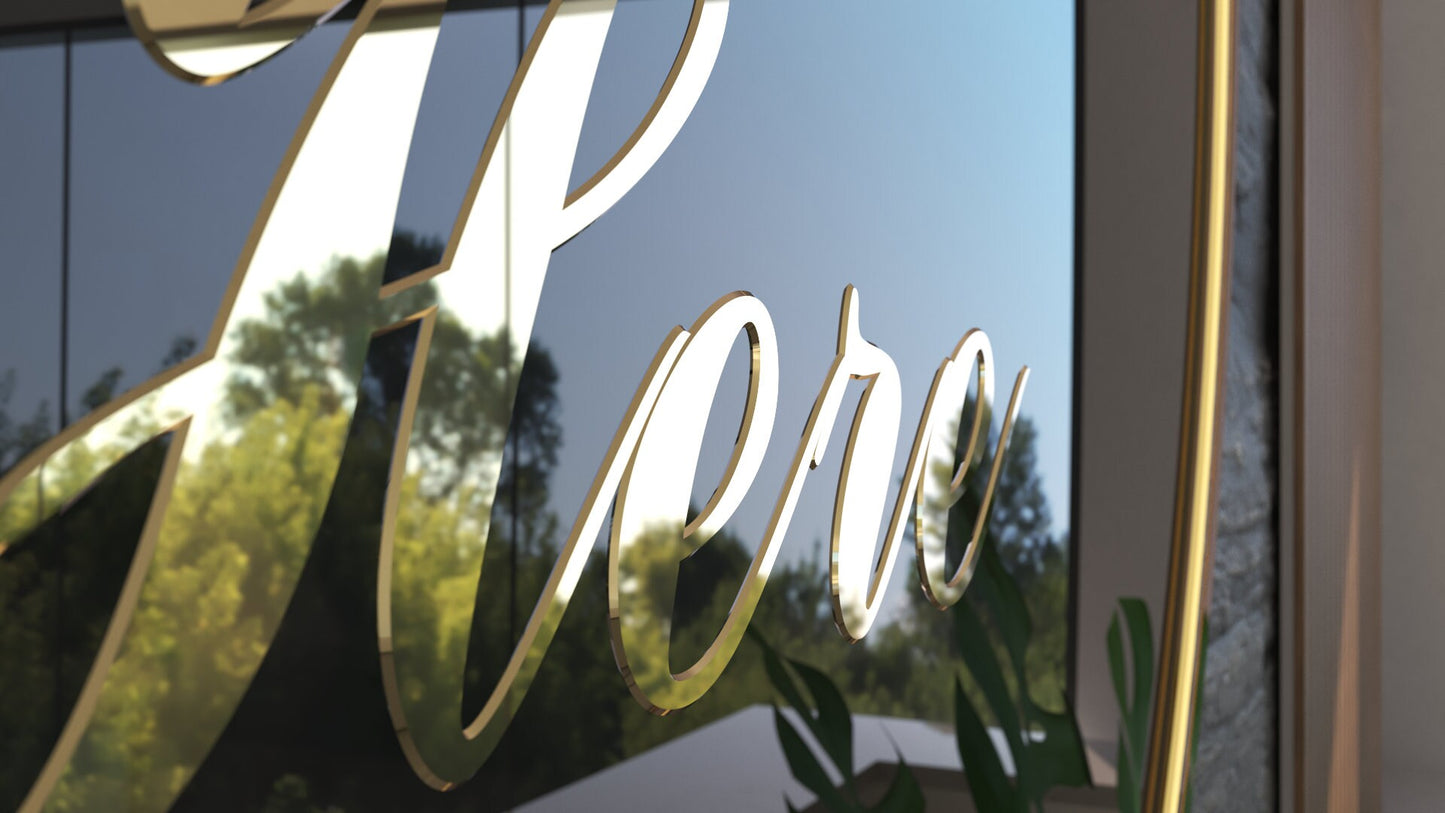 Luxury Illuminated Indoor Sign