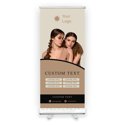 Retractable Banner Stand - P.O.P. Roll Up Banner Display - 81.75" X 24.5" - Banner Sign - Send Message For Custom Order