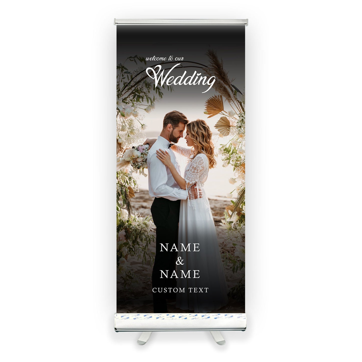 Retractable Banner Stand - P.O.P. Roll Up Banner Display - 81.75" X 24.5" - Banner Sign - Send Message For Custom Order