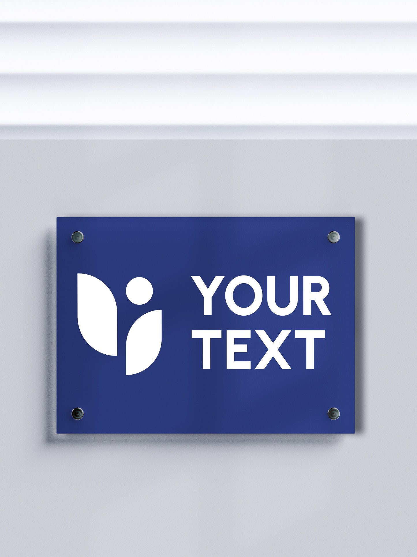 Custom ACM Business Sign - Personalized Aluminum Composite Name Plates for Offices and Companies - Custom Logo Signage