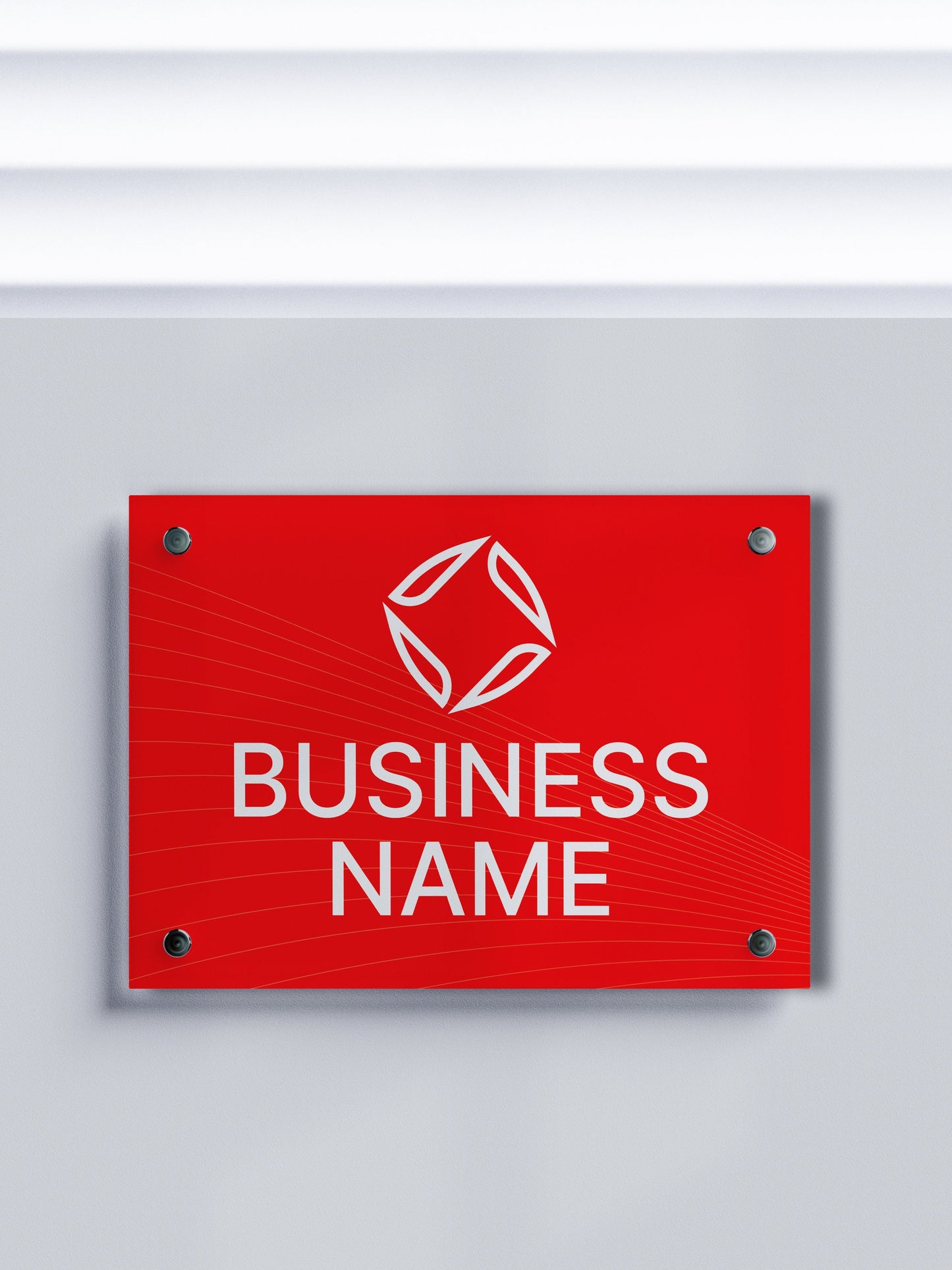 Custom ACM Business Sign - Personalized Aluminum Composite Name Plates for Offices and Companies - Custom Logo Signage