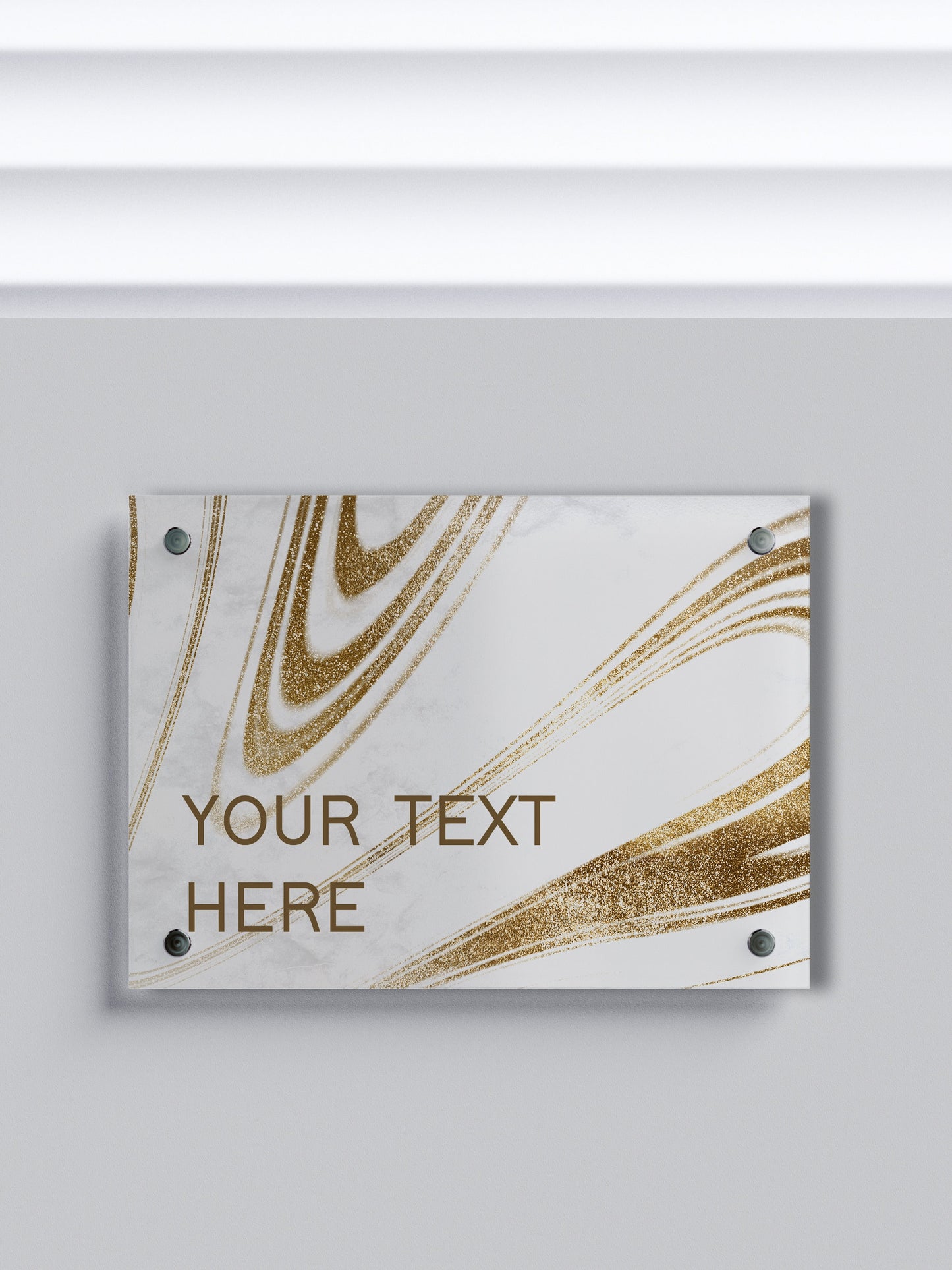 Custom ACM Business Sign - Personalized Aluminum Composite Name Plates for Offices and Companies - Custom Logo Signage