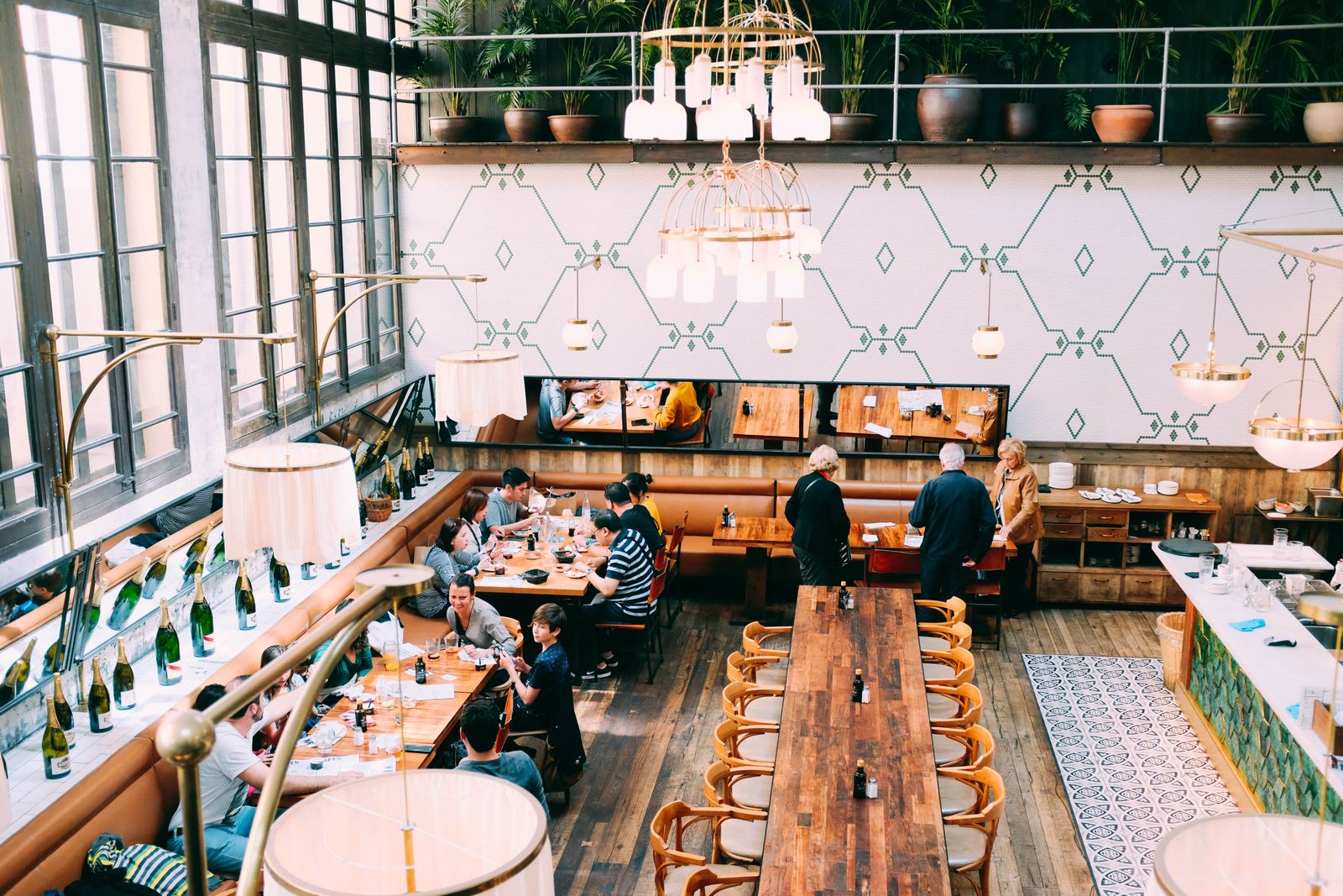Banquette seating and millwork concept